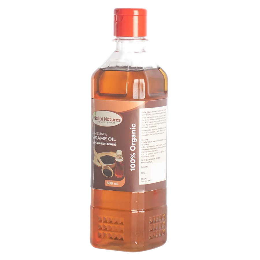 Sesame Oil 500ml - label view